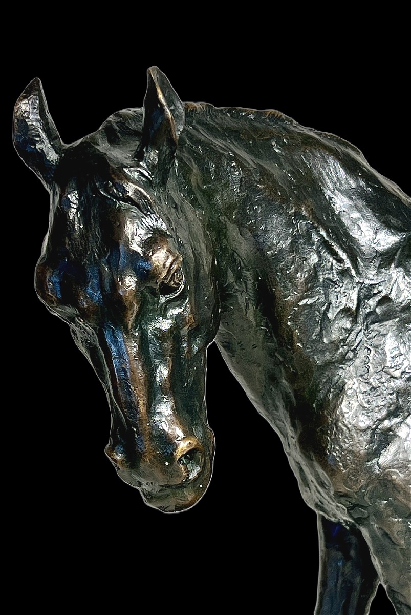 Mare And Her Foal. Bronze By Milo-photo-6