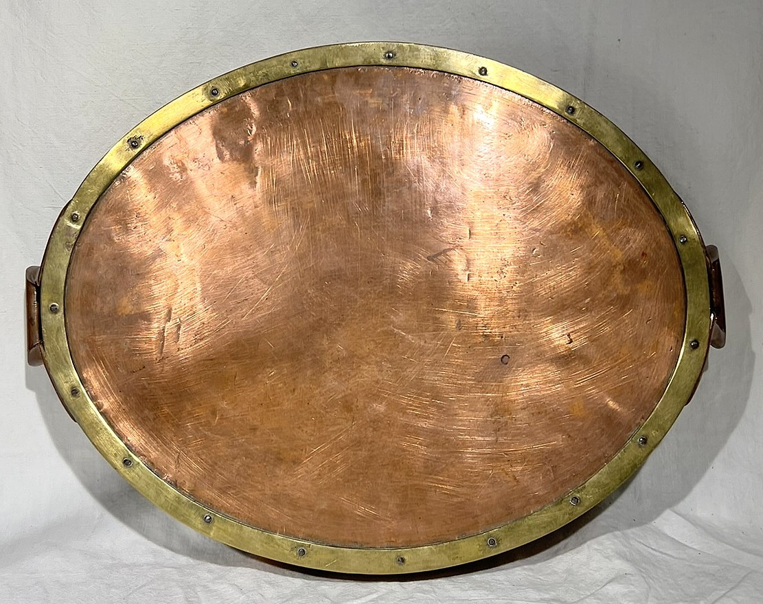 Oval Copper Serving Tray-photo-3