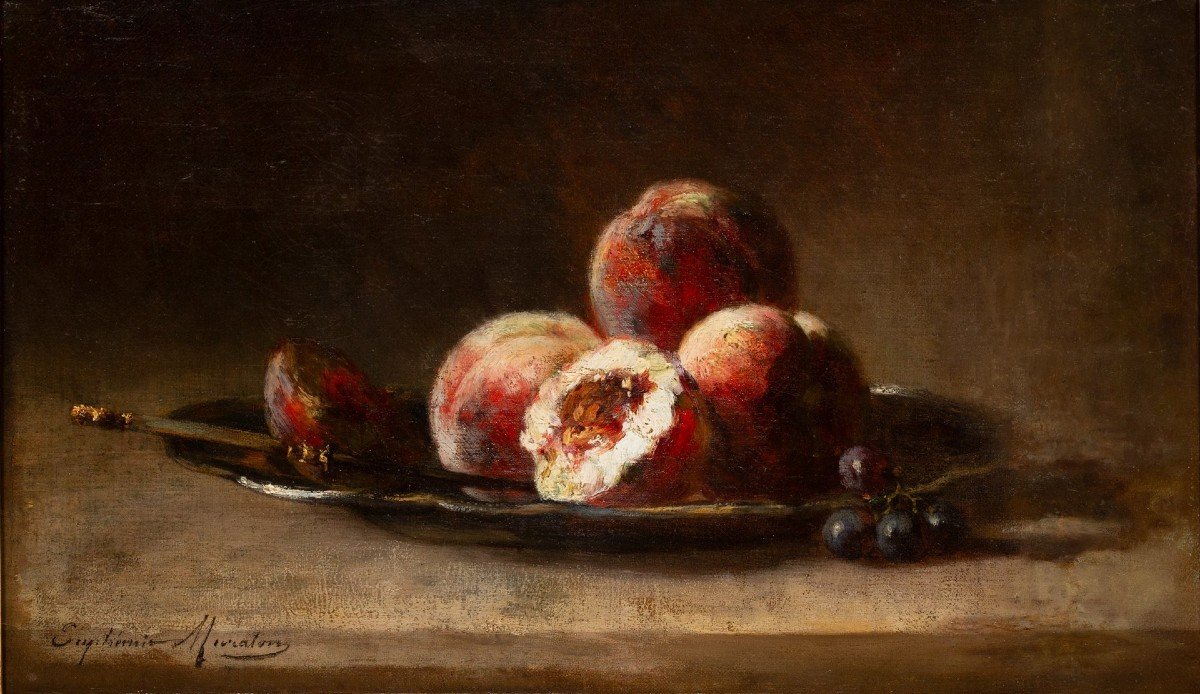 Nature Morte Aux Fruits par Euphémie Muraton (1840-1914 )-photo-2