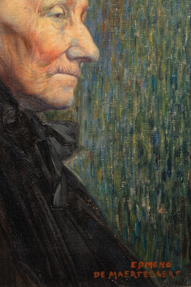 Edmond De Maertelaere (1876 - 1938) Old Woman, Pont Aven-photo-5