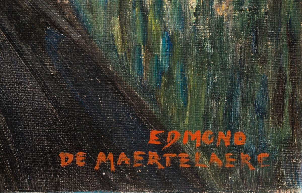 Edmond De Maertelaere (1876 - 1938) Vieille Femme, Pont Aven-photo-6