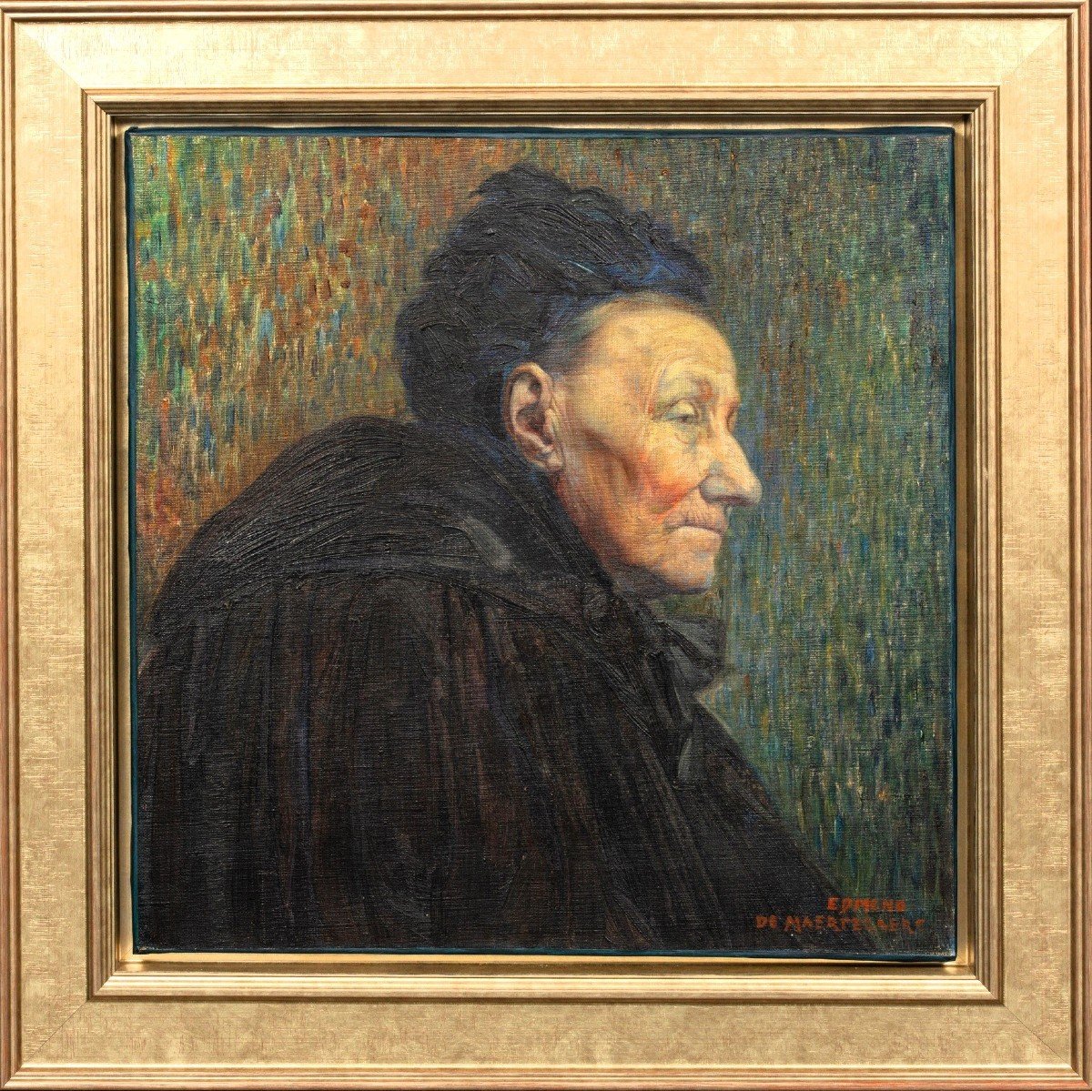 Edmond De Maertelaere (1876 - 1938) Old Woman, Pont Aven-photo-7