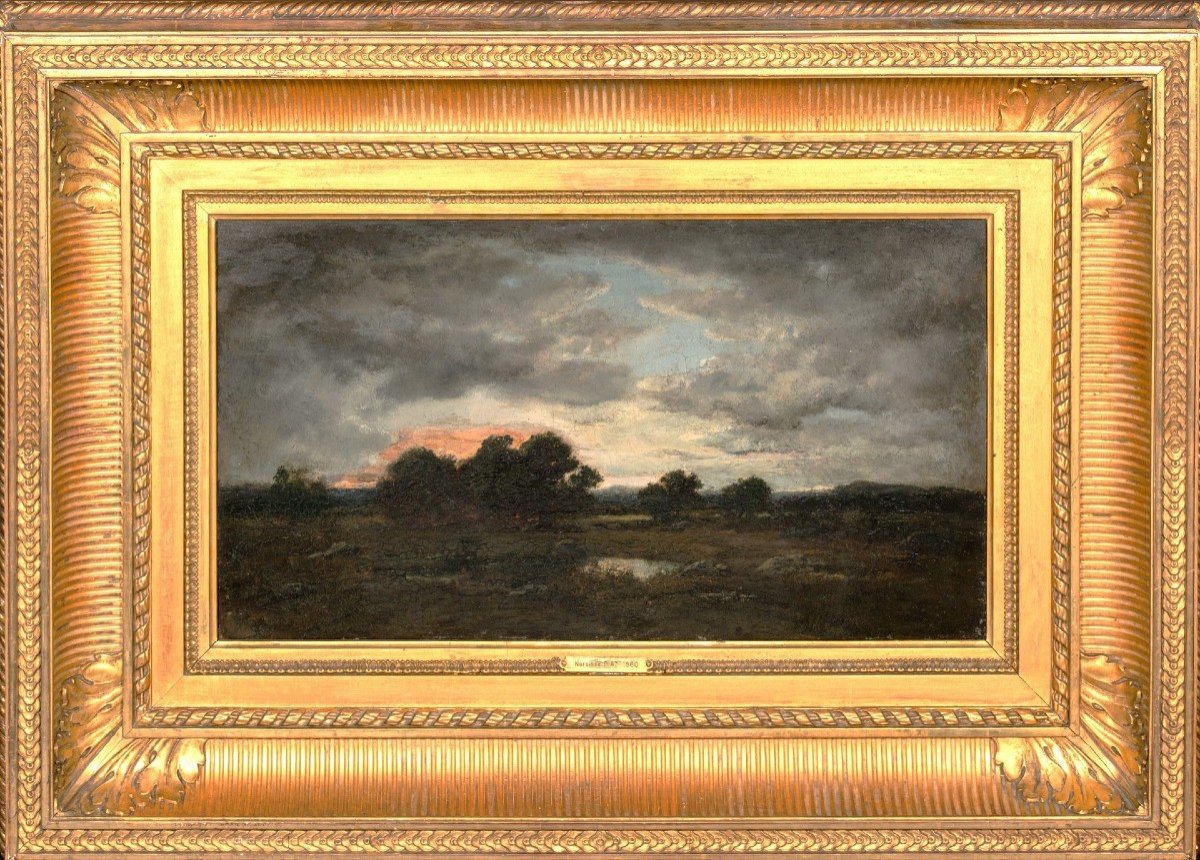 Twilight, Oil On Canvas By Narcisse-virgile Diaz De La Pena (1807 - 1876)-photo-2