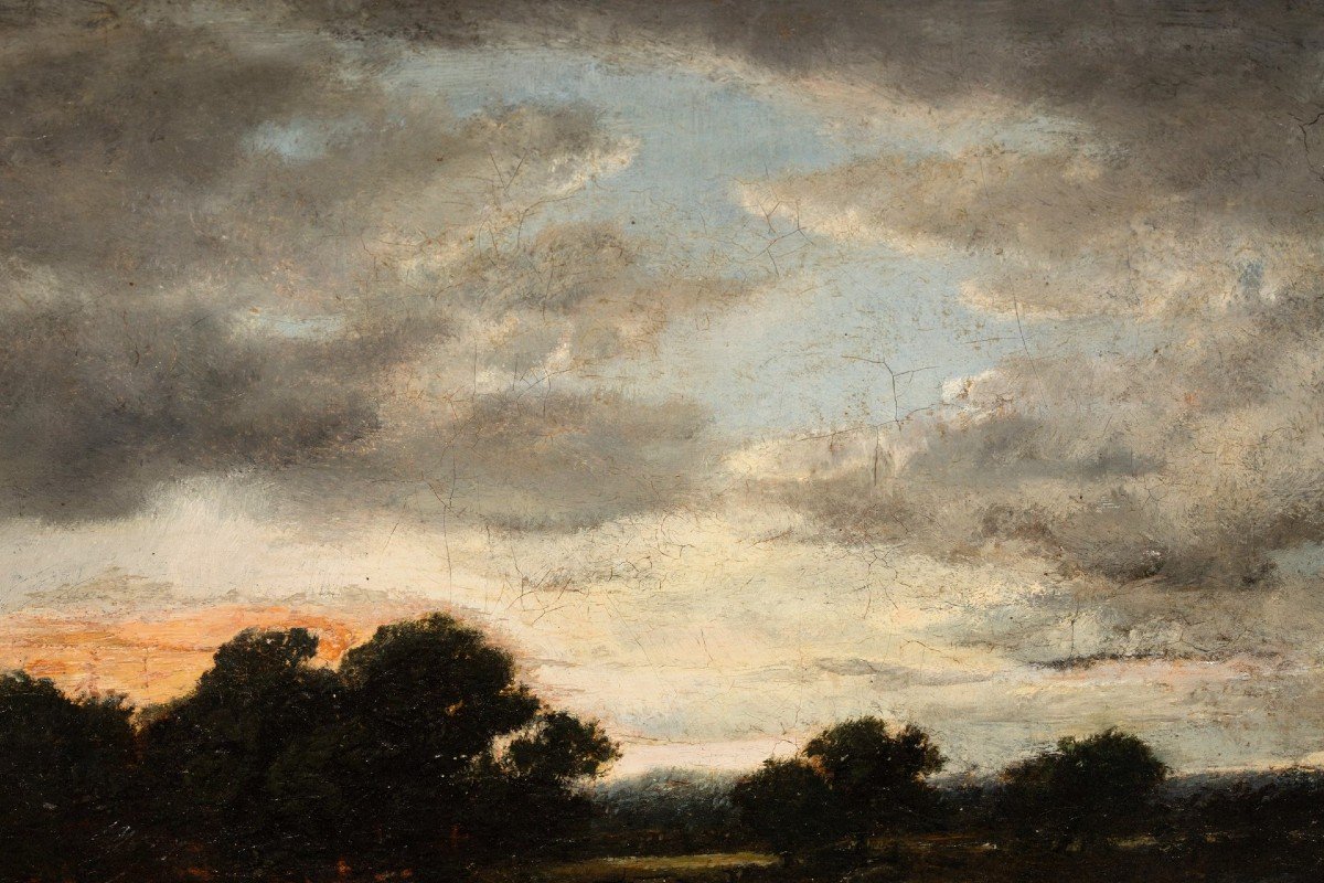 Twilight, Oil On Canvas By Narcisse-virgile Diaz De La Pena (1807 - 1876)-photo-6