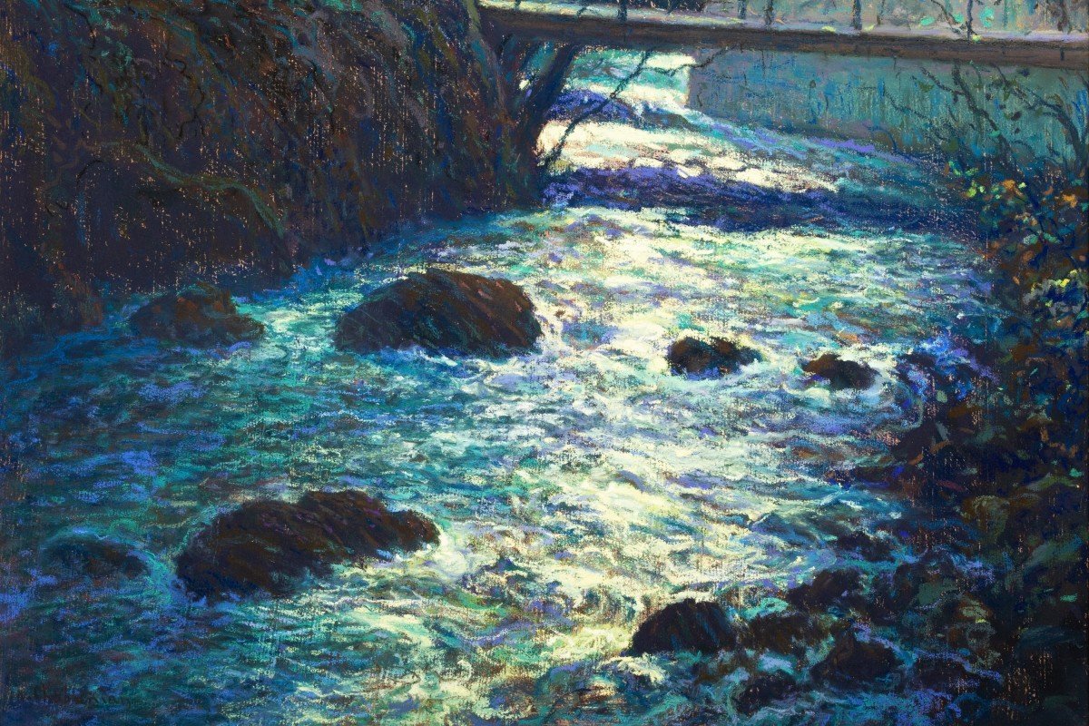 Arsène Chabanian (1864-1949) - Le Vieux Moulin à Eau-photo-2