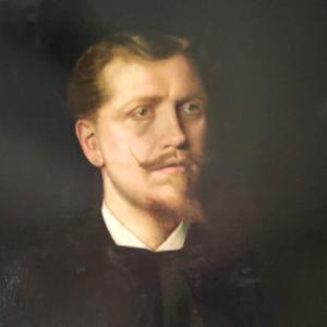 Portrait  By E. Van Hove