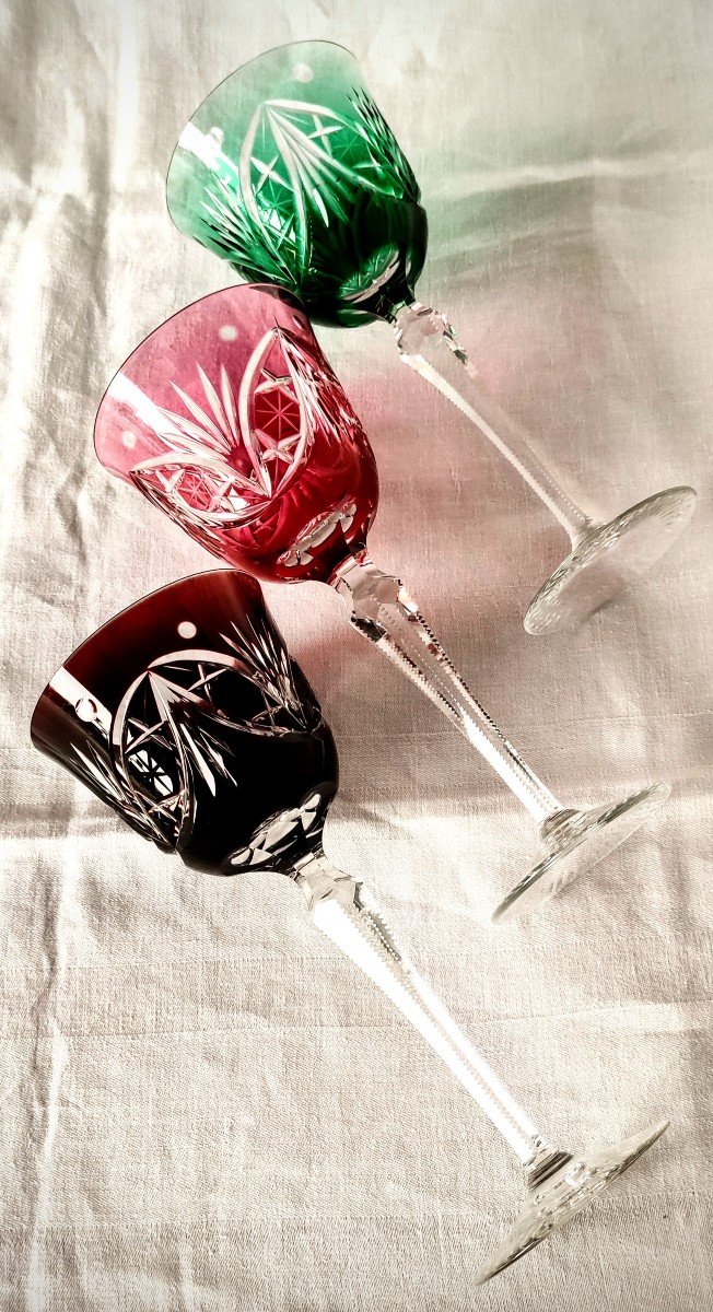 Set Of 6 Rohmer Crystal Wine Glasses-photo-1