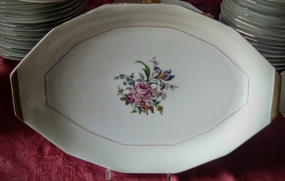 Service  De  Vaisselle  De  Table  Porcelaine  De  Limoges  63  Pièces -photo-7