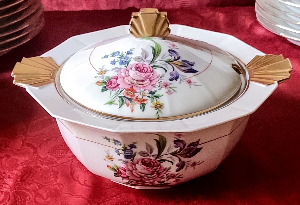 Service  De  Vaisselle  De  Table  Porcelaine  De  Limoges  63  Pièces 