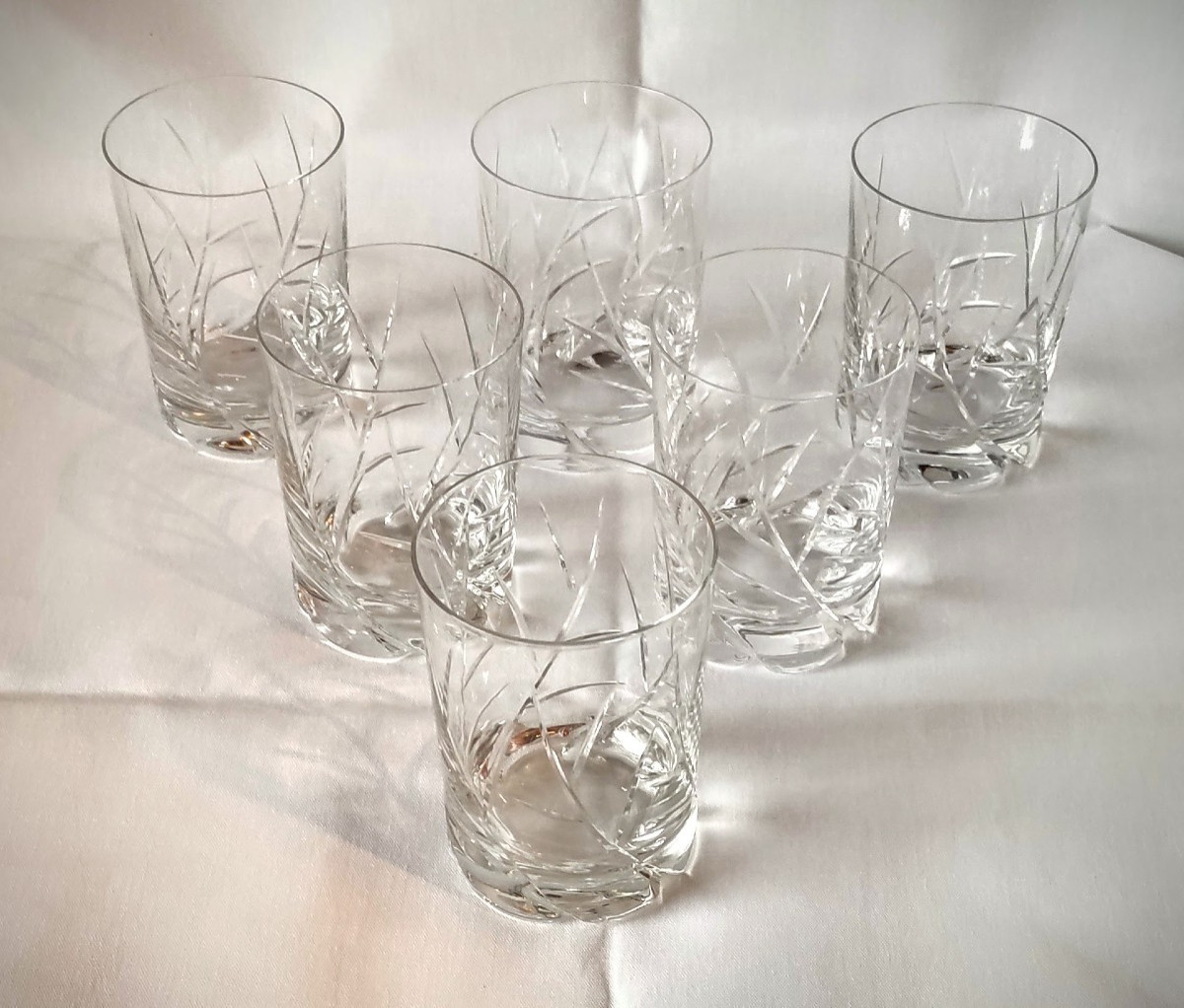 Daum Whiskey Glasses Bléneau Model 