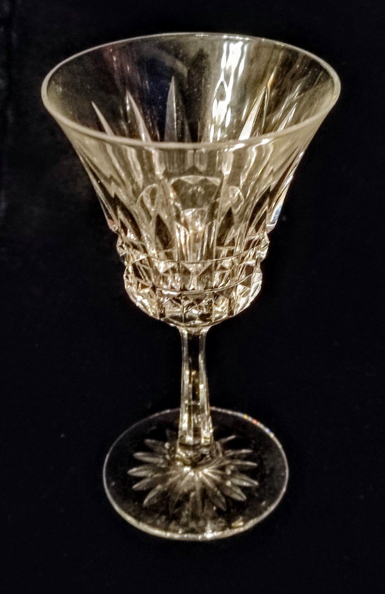 Partie  De  Service  De  28  Verres en   Cristal  Taillé  Villeroy   Et   Boch   Modèle   Royal-photo-1