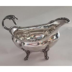 Solid Silver Sauce Boat  285 Gr