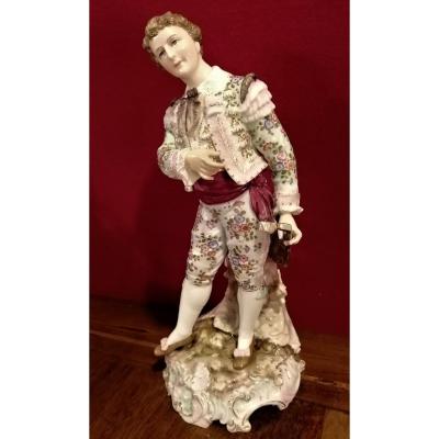 Statuette  Porcelaine  Allemande  Rudolstadt- Volkstedt  Fin XIXème