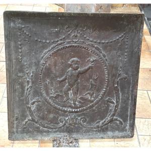 Decorative Cast Iron Fireplace Plate 