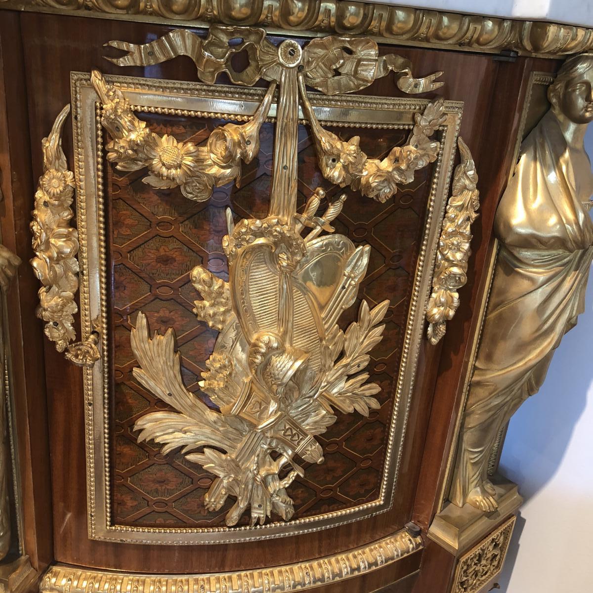 Dresser D Apparat Louis XVI D After The Riesener Model-photo-4