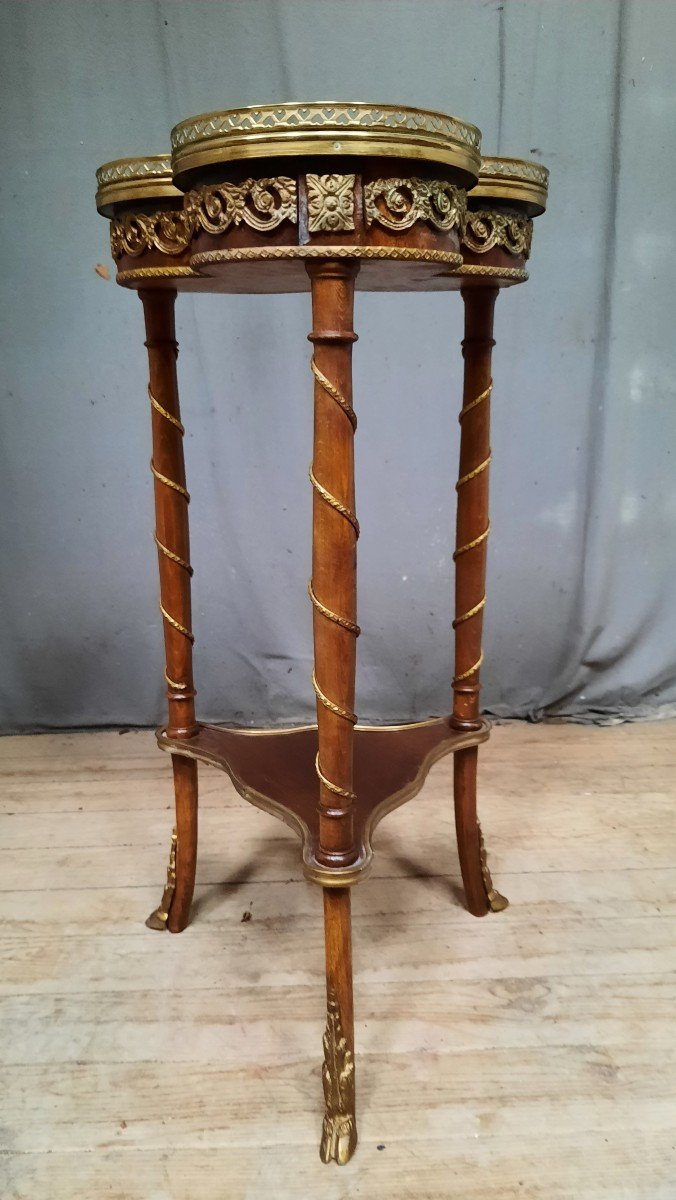 Napoleon III Style Trilobe Side Table-photo-2