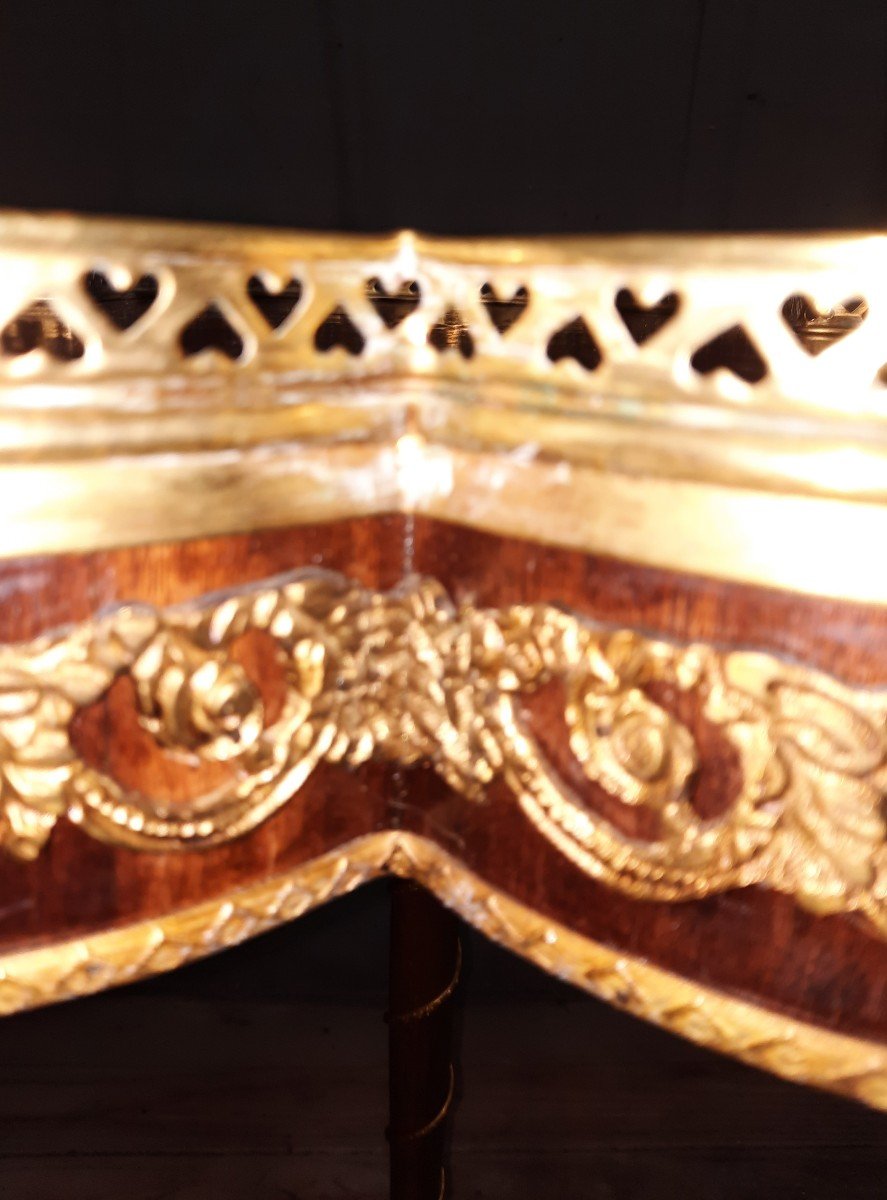 Napoleon III Style Trilobe Side Table-photo-5