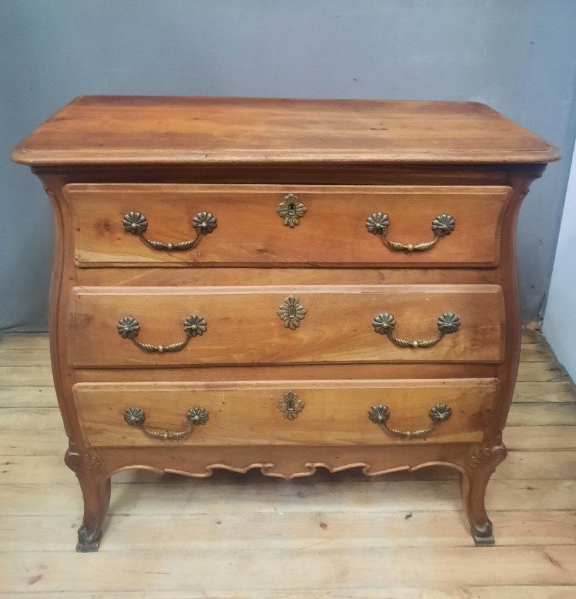 Eighteenth Century Cherrywood Chest Of Drawers 