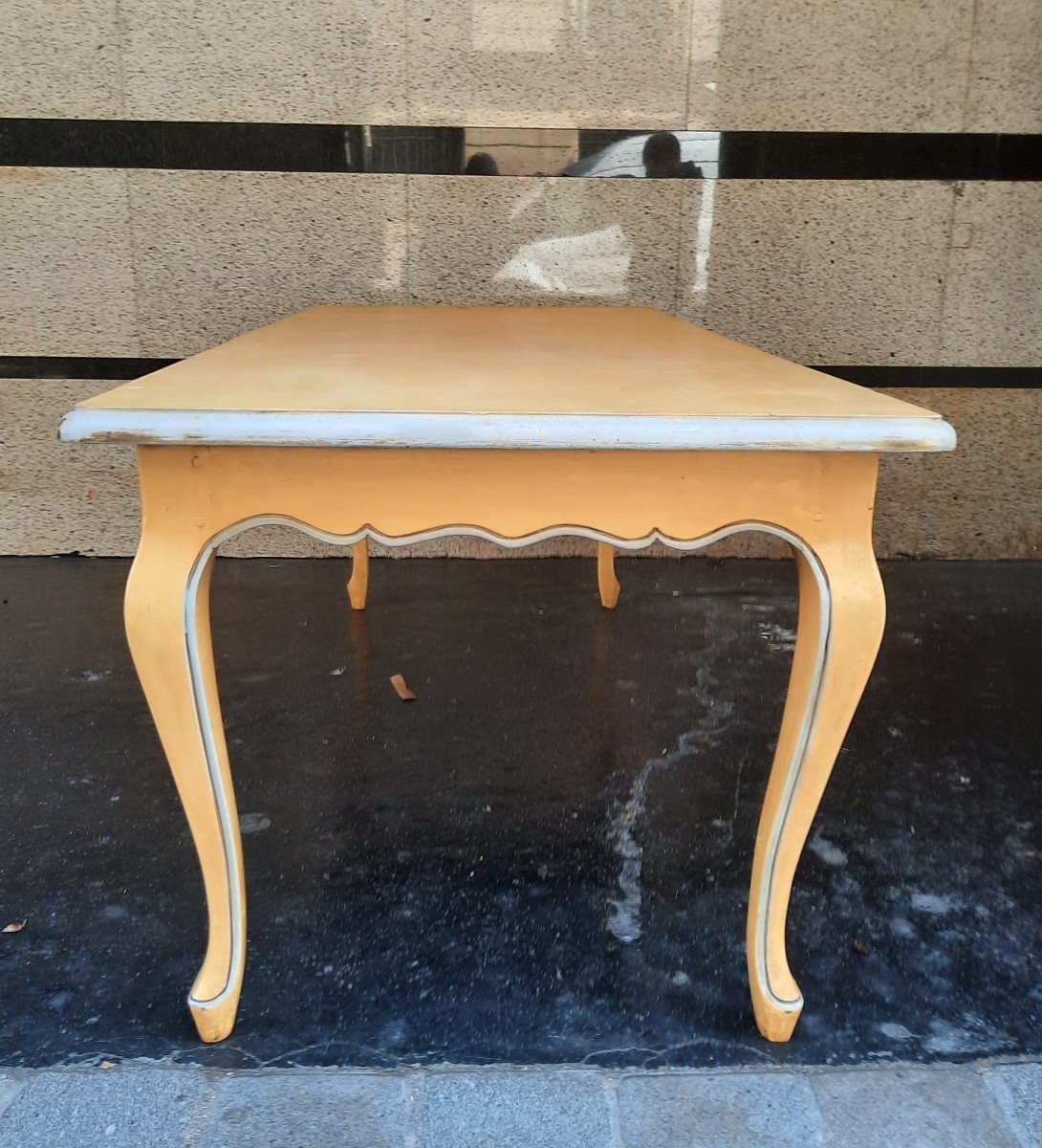 Grande Table Rectangulaire Style Louis XV-photo-4