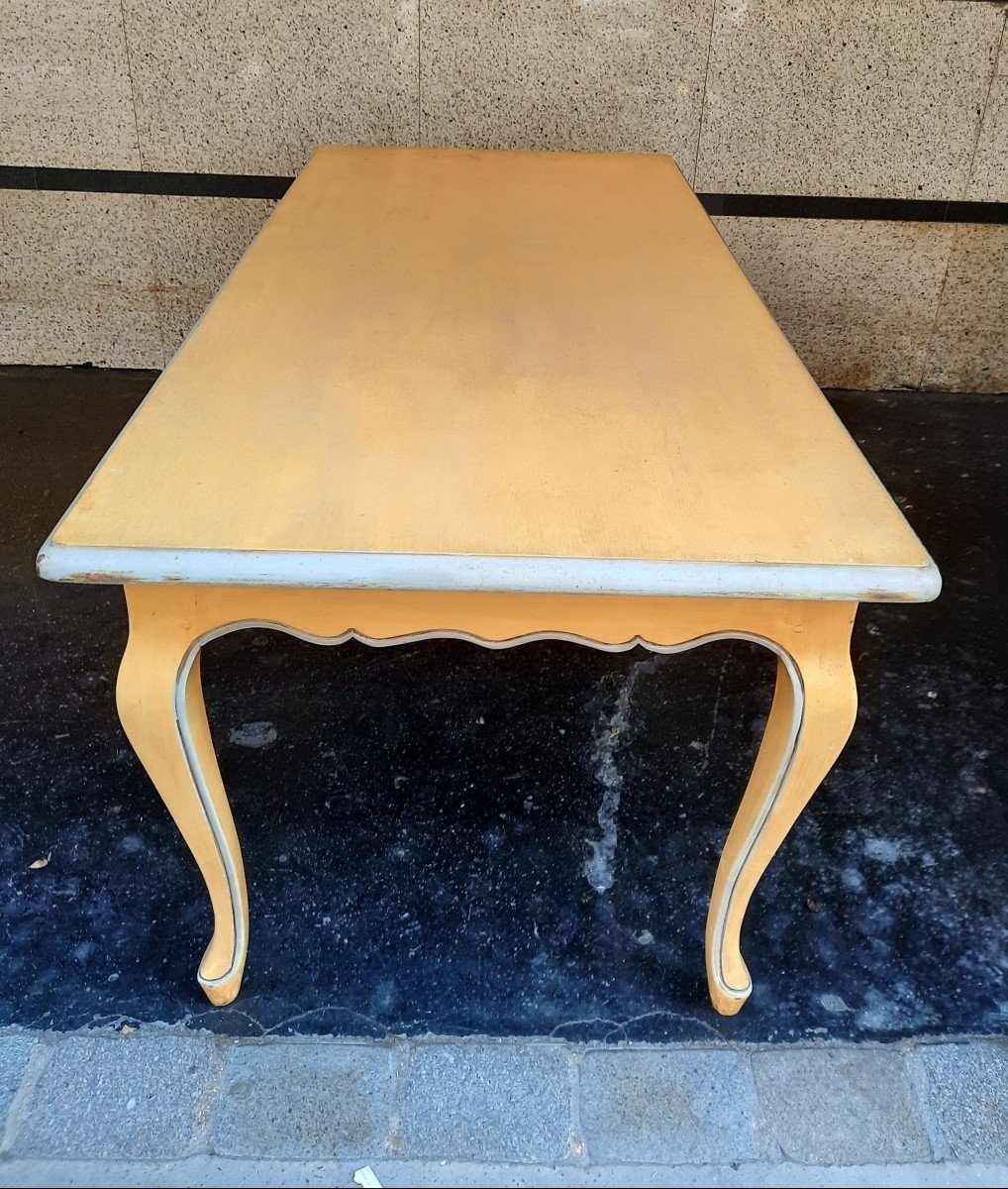 Grande Table Rectangulaire Style Louis XV-photo-5