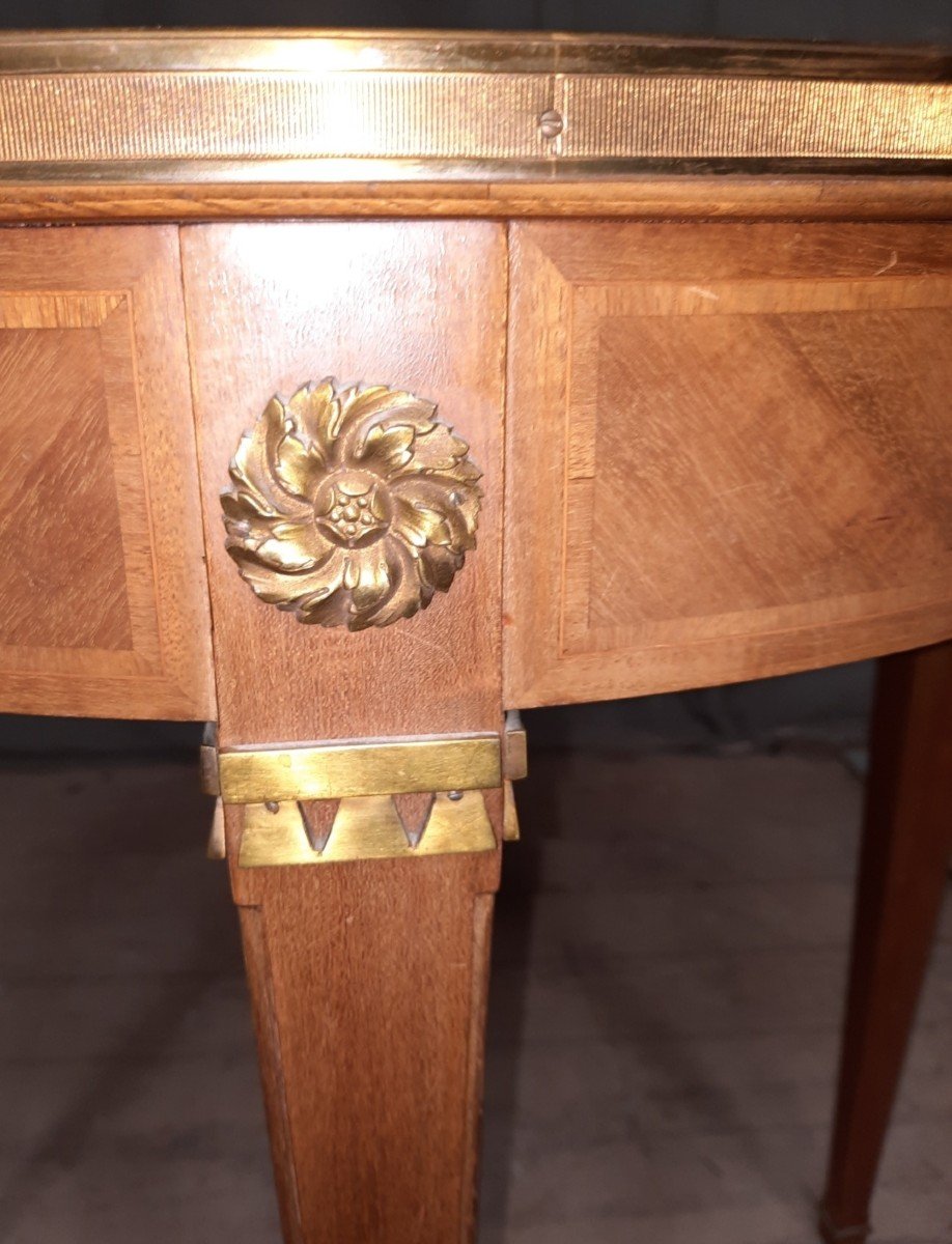 Louis XVI Style Marquetry Gueridon -photo-5