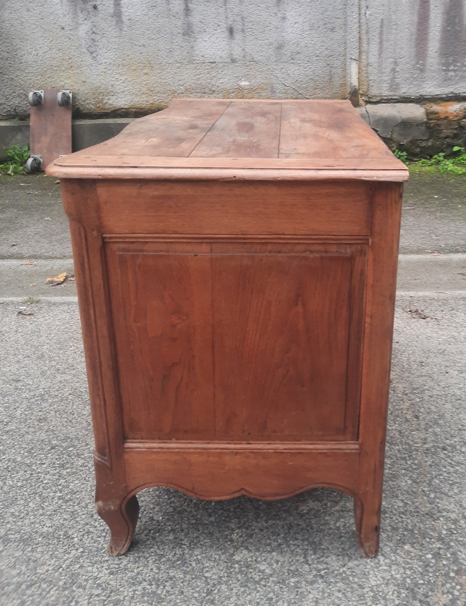 Eighteenth Century Chest Of Drawers In Solid Oak-photo-4