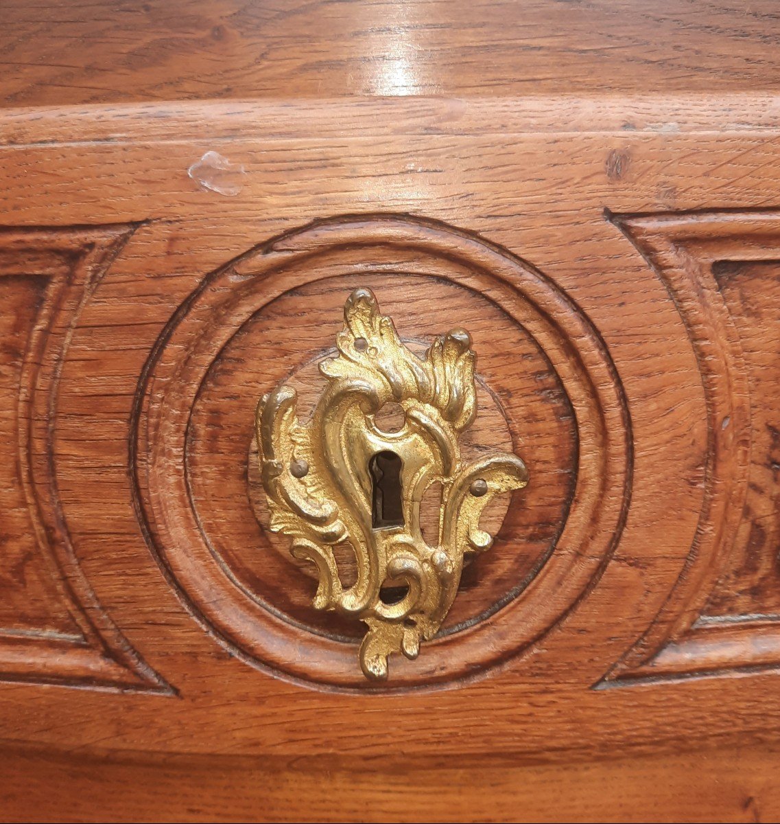 Eighteenth Century Chest Of Drawers In Solid Oak-photo-5