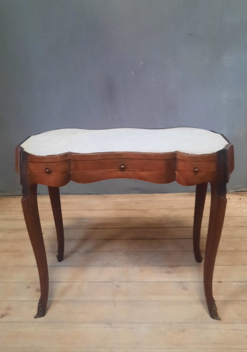 Louis XV Style Dressing Table Forming A Patient's Table-photo-3