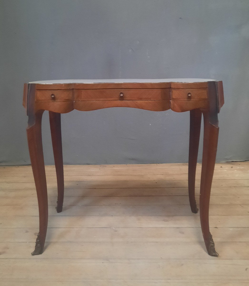 Louis XV Style Dressing Table Forming A Patient's Table-photo-3