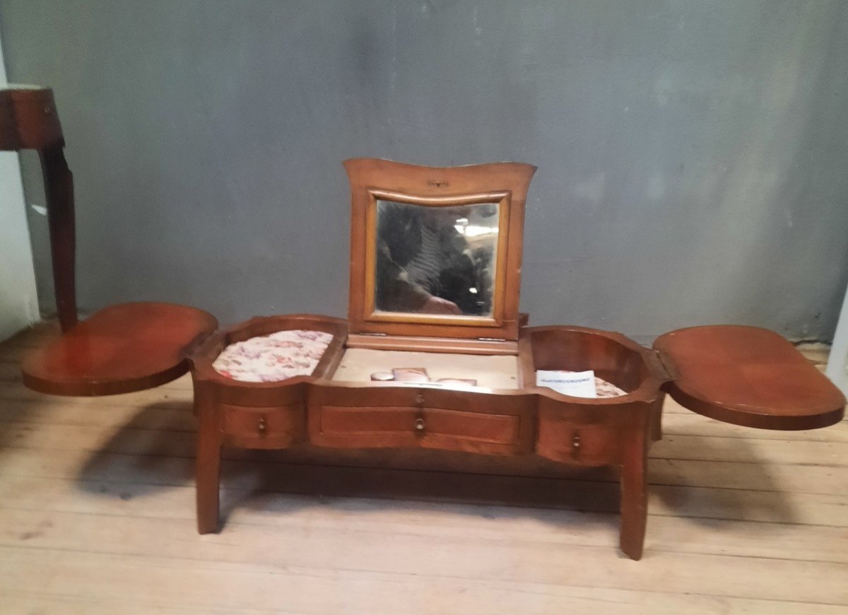 Louis XV Style Dressing Table Forming A Patient's Table-photo-6