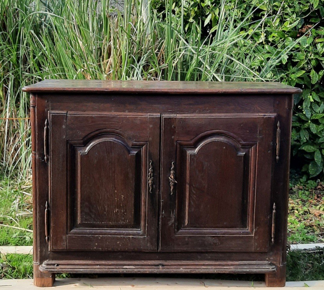 Vintage Solid Wood Sideboard -photo-2