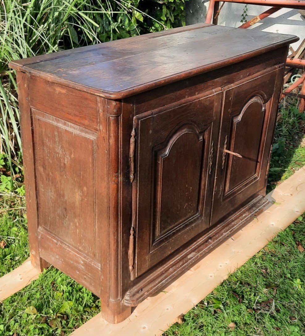 Vintage Solid Wood Sideboard -photo-3