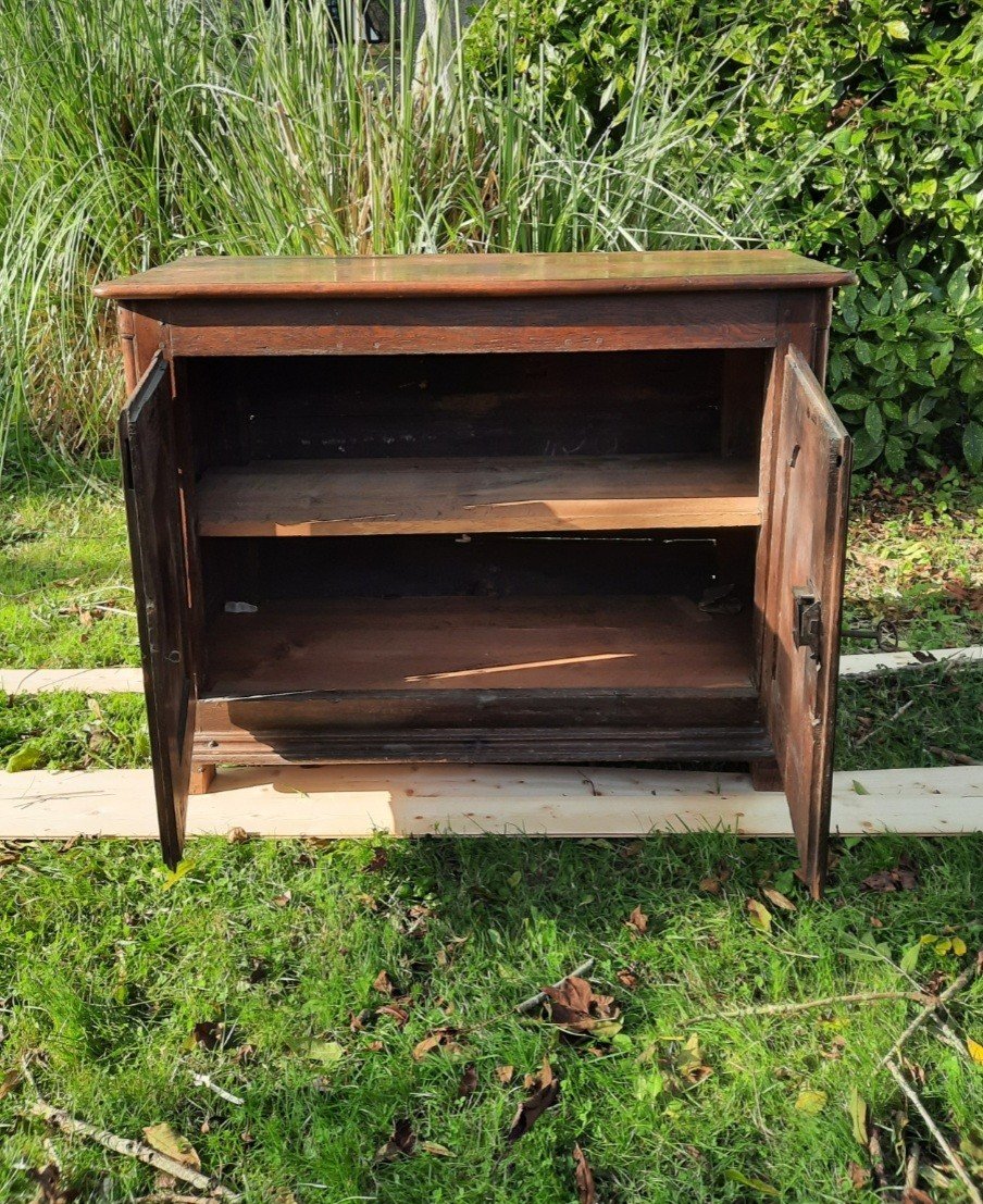 Vintage Solid Wood Sideboard -photo-4