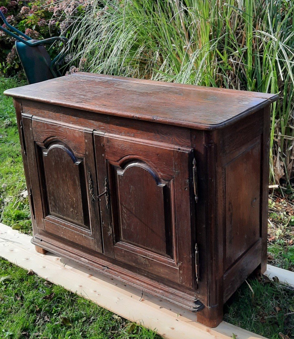 Vintage Solid Wood Sideboard -photo-3