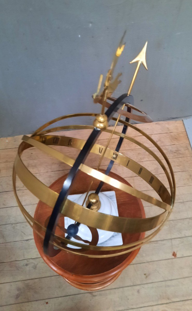 Marble And Brass Astrolabe-photo-4