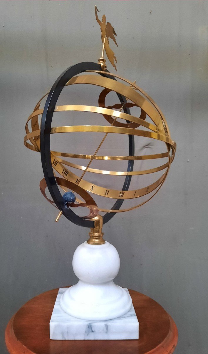 Marble And Brass Astrolabe