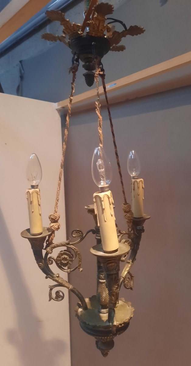 Restoration Bronze Chandelier-photo-3