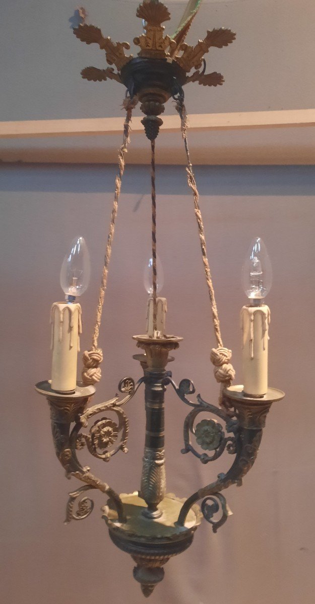 Restoration Bronze Chandelier-photo-1