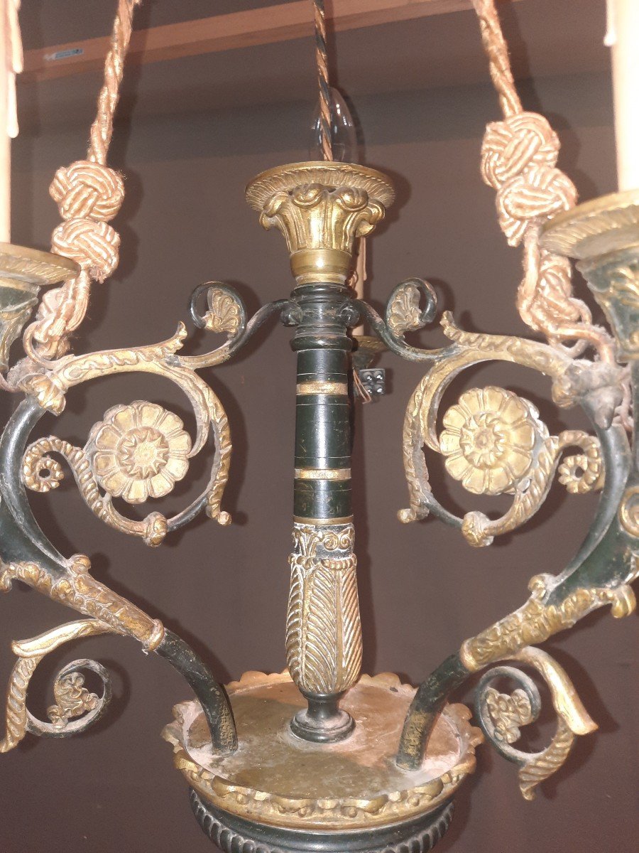 Restoration Bronze Chandelier-photo-3