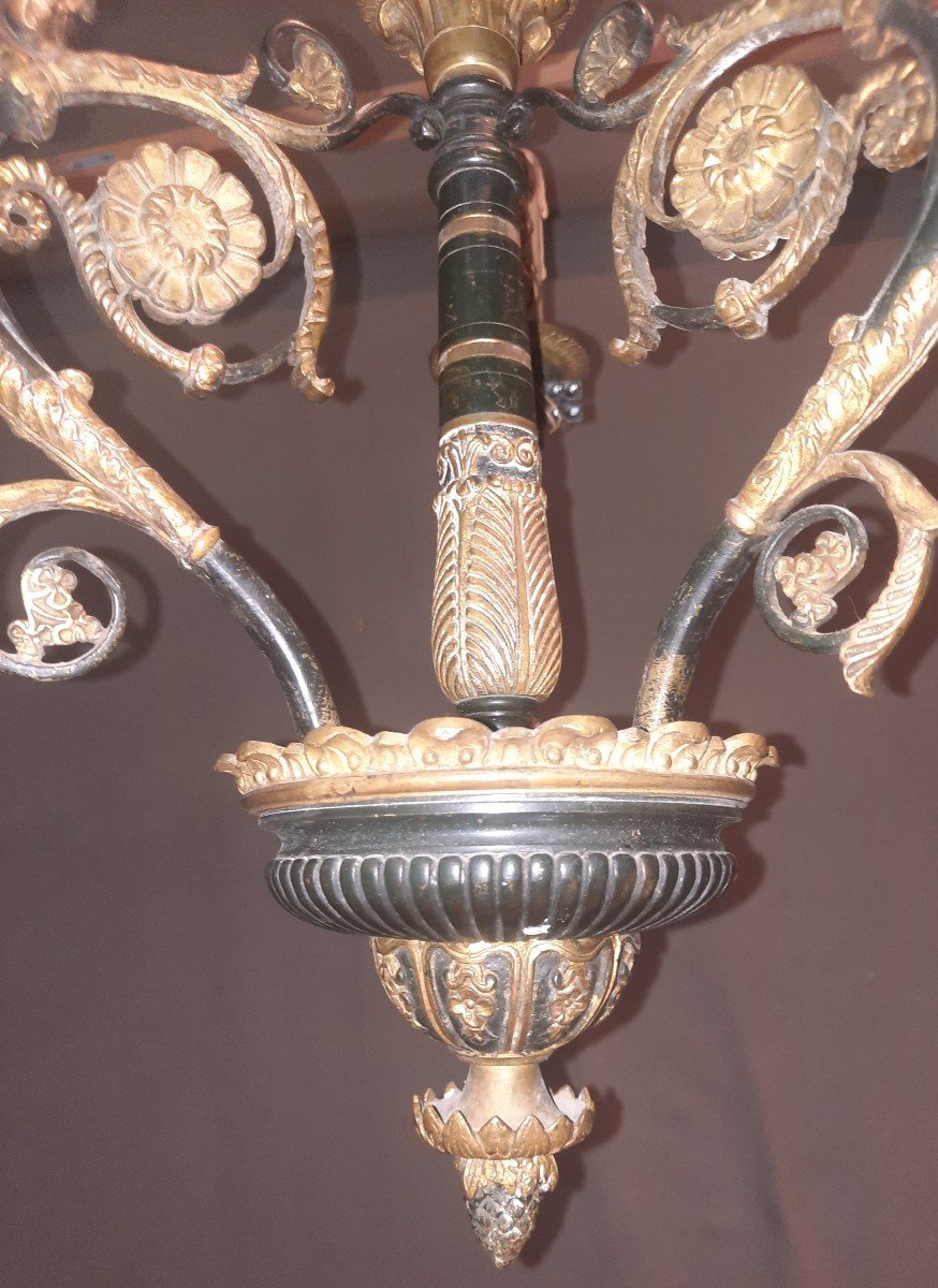 Restoration Bronze Chandelier-photo-5