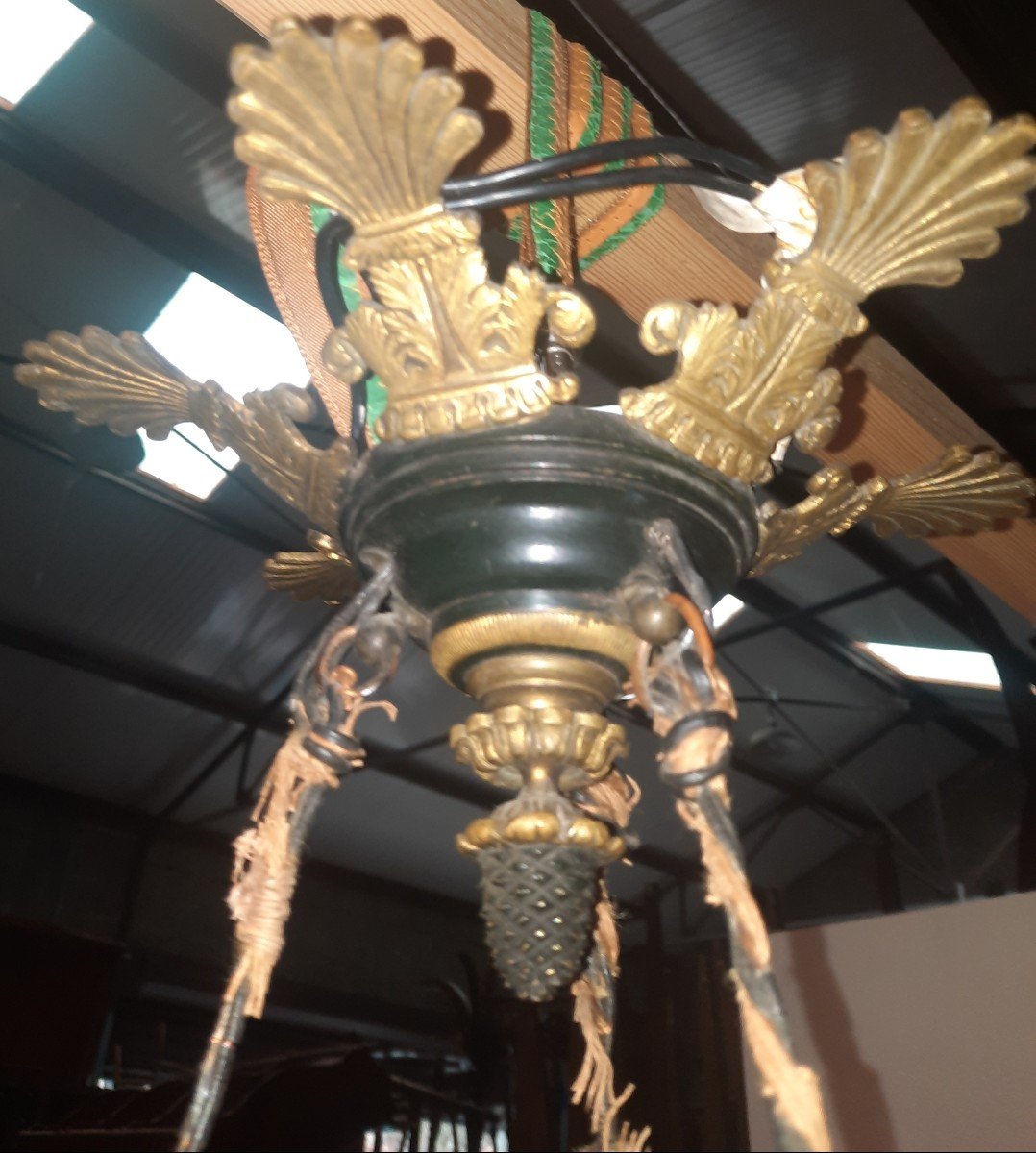 Restoration Bronze Chandelier-photo-6