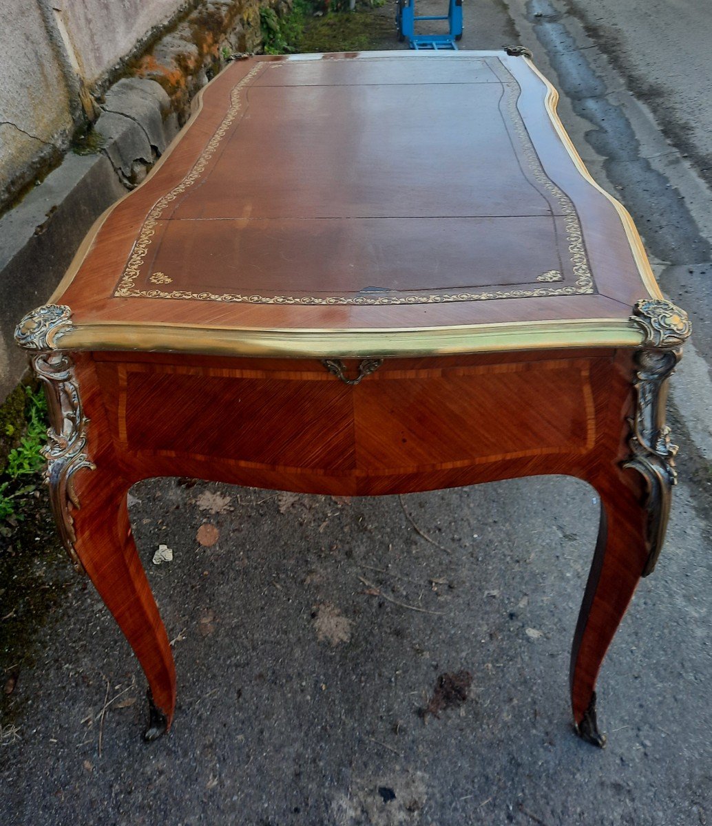  Birreau En Marquetterie De Style Louis XV -photo-4