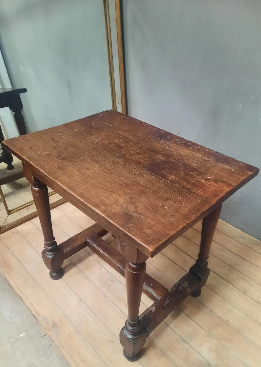 Rustic Rectangular Table From The Eighteenth Century -photo-2