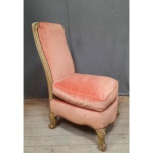 Louis XV Upholstered Low Chair 