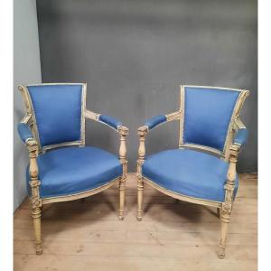 Pair Of Directoire Style Armchairs 