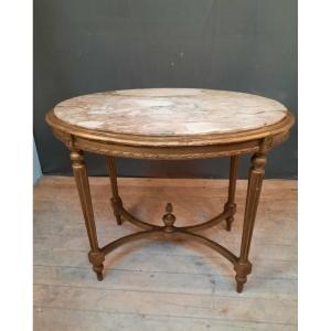 Gilded Wood Center Table 