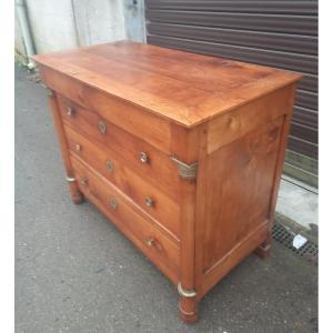 Empire Period Solid Wood Chest Of Drawers