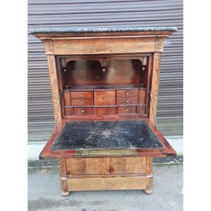 Secretaire En Acajou Louis Philippe 