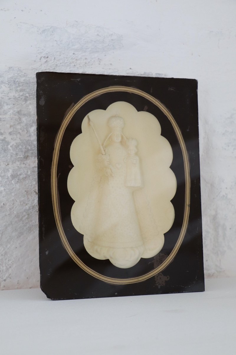 Reliquary - Frame Of The Holy Virgin And Child Napoleon III-photo-3