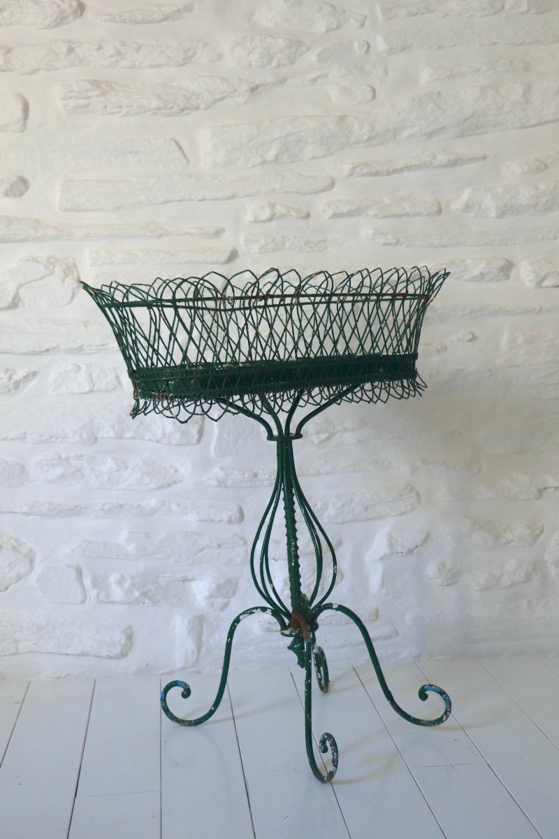  Wrought Iron Planter Volutes-photo-3